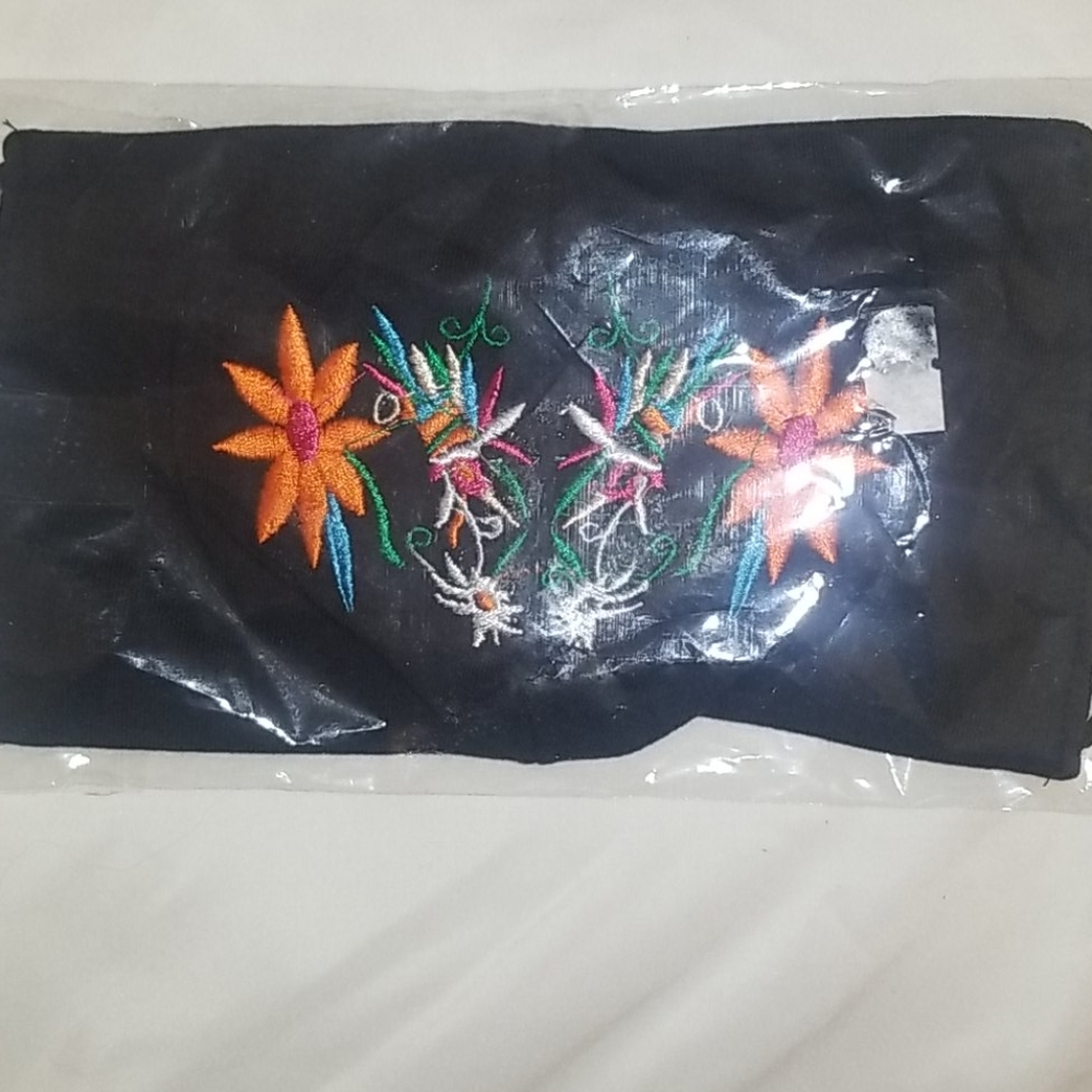Embroidered face mask